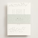 "tortina" - Direction Cards in Aqua Mist by chocomocacino - Assembled with Belly Band
