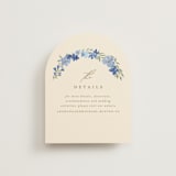 "Nilgiri" - Direction Cards in Blueberry by Creo Study - Front
