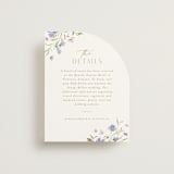 "Sweeping Meadow" - Direction Cards in Wisteria by Everett Paper Goods - Front