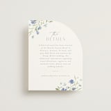 "Sweeping Meadow" - Direction Cards in Aquamarine by Everett Paper Goods - Front
