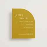 "Swoop" - Direction Cards in Marigold by Stacey Day - Front