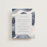 "meanders" - Direction Cards in Ocean by Sumak Studio - Front