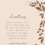 "Painterly Florals" - Direction Cards in Scarlet by Vivian Yiwing - Detail