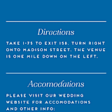 "Blossoms Abound" - Direction Cards in Cobalt by Genna Blackburn - Detail