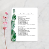 "Painted Cacti" - Direction Cards in Cactus by Olivia Raufman - Front