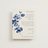 "Poppies" - Direction Cards in Klein by Pati Cascino - Front