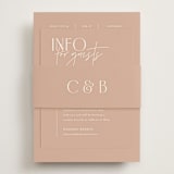 "Overlap" - Direction Cards in Terracotta by Kelly Schmidt - Assembled with Belly Band