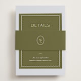 "callum" - Direction Cards in Lavender by Ellen Schlegelmilch - Assembled with Belly Band