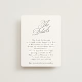 "Written with Love" - Direction Cards in Noir Slate by Ana de Sousa - Front
