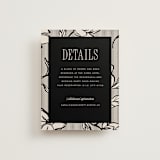 "Linea" - Direction Cards in Noir by Pixel and Hank - Front
