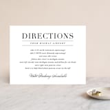 "Typography" - Direction Cards in Pearl by lena barakat - Front