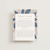 "Bouquet" - Direction Cards in Cobalt by Jen Owens - Front