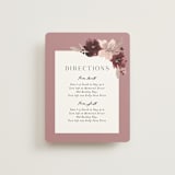 "Emyn" - Direction Cards in Burgundy by Itsy Belle Studio - Front