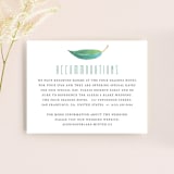 "Eucalyptus Leaves" - Direction Cards in Eucalyptus by Shannon Chen of Four Wet Feet Studio - Front