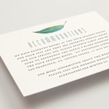 "Eucalyptus Leaves" - Direction Cards in Eucalyptus by Shannon Chen of Four Wet Feet Studio - Detail