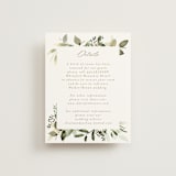 "Lovely" - Direction Cards in Moss by Petra Kern - Front