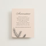 "Arboretum" - Direction Cards in Almond by Morgan Kendall - Front