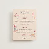 "Velvet Cherry" - Direction Cards in Cherry by Sarah Rosenthal - Front