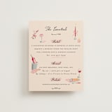 "Velvet Cherry" - Direction Cards in Cherry by Sarah Rosenthal - Front