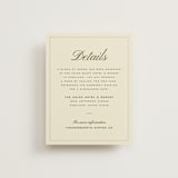 "hayden" - Direction Cards in Blush by Ellen Schlegelmilch - Front
