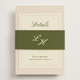 "hayden" - Direction Cards in Blush by Ellen Schlegelmilch - Assembled with Belly Band