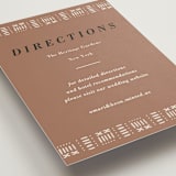 "Amari" - Direction Cards in Ivory by Oma N. Ramkhelawan - Detail