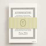 "Formal Minimalist" - Direction Cards in Silk by Kelly Schmidt - Assembled with Belly Band