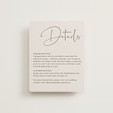 "stylist script" - Direction Cards in Ivory by Cass Loh - Front