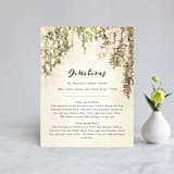 "English Countryside" - Direction Cards in Moss by Design Lotus - Front