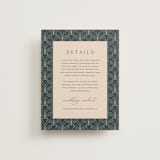 "Arched Pampas" - Direction Cards in Basil by Kaydi Bishop - Front