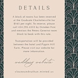 "Arched Pampas" - Direction Cards in Basil by Kaydi Bishop - Detail