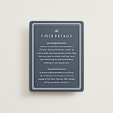 "Ariah" - Direction Cards in French Blue by Jennifer Postorino - Front