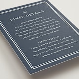 "Ariah" - Direction Cards in French Blue by Jennifer Postorino - Detail