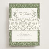 "Vintage Garden" - Direction Cards in Forest by Sherley Ferreira - Assembled with Belly Band
