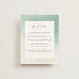 "The Field Of Love" - Direction Cards in Evergreen by Petra Kern - Front