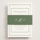 "Court" - Direction Cards in Leaf by Kate Ahn - Assembled with Belly Band