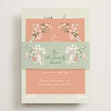 "spring draped garland" - Direction Cards in Spring by Phrosné Barwood - Assembled with Belly Band