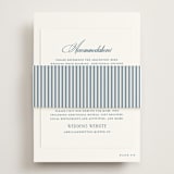 "Hilton" - Direction Cards in Ocean by Kelly Schmidt - Assembled with Belly Band