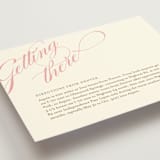 "Winter Flourish" - Direction Cards in Petal Pink by Annie Clark - Detail