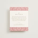 "AMAYA" - Direction Cards in Blush by Kanika Mathur - Front