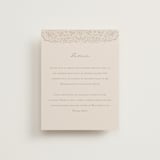 "Extravagant" - Direction Cards in Natural by Jessie Steury - Front