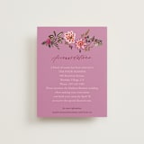"Indian floral chintz lush" - Direction Cards in Ivory by Caroline Bonne Muller - Front