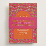 "Varna" - Direction Cards in Fuchsia by Pati Cascino - Assembled with Belly Band