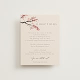 "Blossoms of Love" - Direction Cards in Champagne by frau brandt - Front