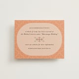 "Japanese Fabric" - Direction Cards in Persimmon by Becky Nimoy - Front