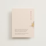 "Ink Blossoms" - Direction Cards in Red Tone by Ani Somi - Front