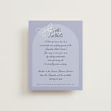 "Forget Me Nots" - Direction Cards in Violet by Jenna Holcomb - Front