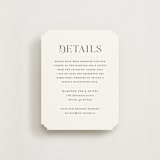 "Embellished Note" - Direction Cards in Tuxedo by tuldok - Front