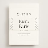 "Embellished Note" - Direction Cards in Tuxedo by tuldok - Assembled with Belly Band