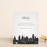 "Big City - Philadelphia" - Direction Cards in Light Taupe by Hooray Creative - Front